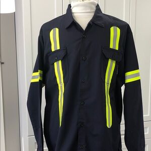 👷‍♂️ ARC/FR UltraSoft® Long Sleeve Work Shirt – Navy - 2XL – AGO Industries 🇨🇦